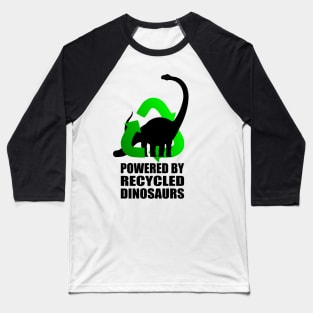 Diplodocus  - Powered by Recycled Dinosaurs Baseball T-Shirt